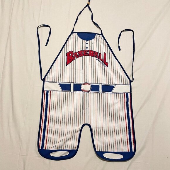 Vintage Baseball Superstar Apron Made in Taiwan - Picture 1 of 16